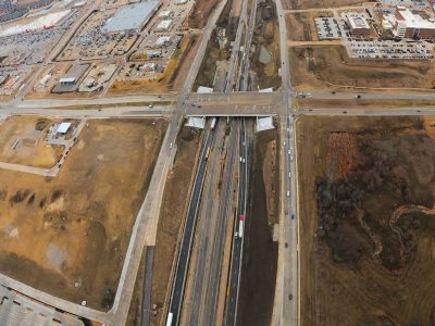 I-35W at N Tarrant Pkwy. looking north