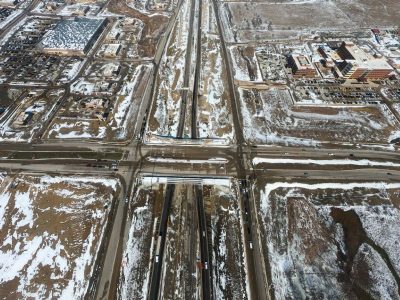 I-35W at N Tarrant Pkwy. looking north