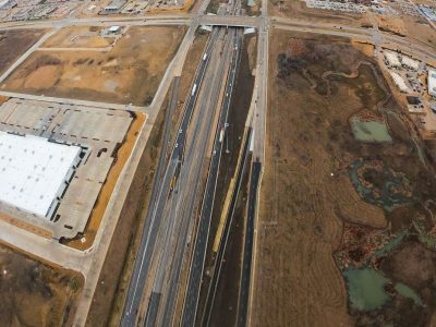 I-35W at N Tarrant Pkwy. looking north