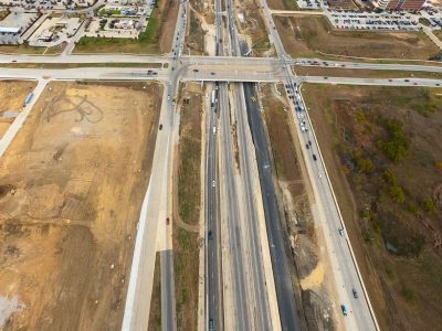 I-35W at N Tarrant Pkwy. looking north