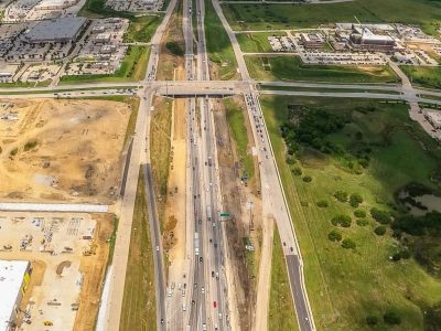 I-35W at N Tarrant Pkwy. looking northbound