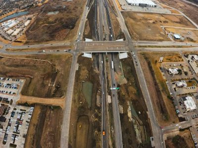 I-35W at N Tarrant Pkwy. looking south