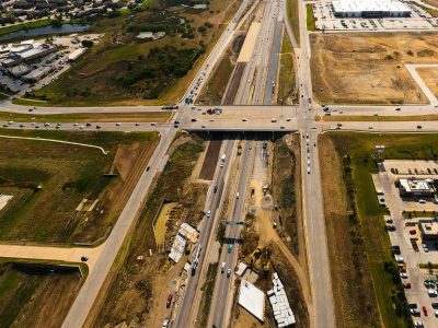 I-35W at N Tarrant Pkwy. looking south