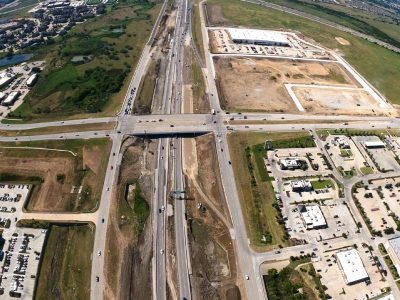 I-35W at N Tarrant Pkwy. looking south