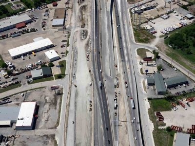 I-35W at Papurt St. looking south