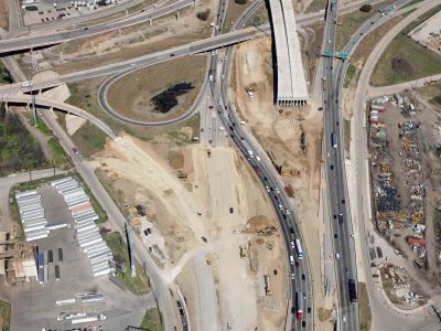 I-35W at SH 121 looking north