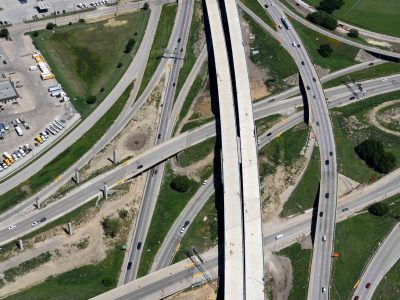 I-35W at SH 121 looking north