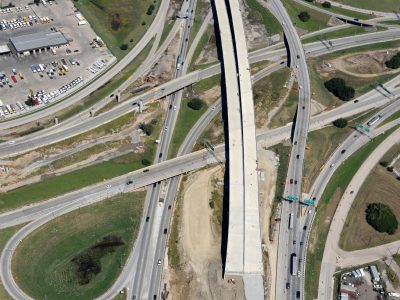 I-35W at SH 121 looking northbound