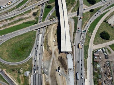 I-35W at SH 121 looking northbound