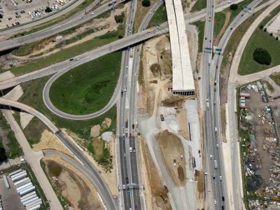 I-35W at SH 121 looking northbound