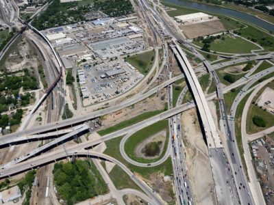 I-35W at SH 121 looking northbound