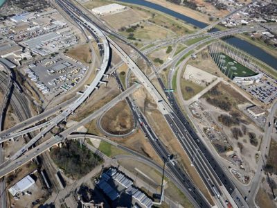 I-35W at SH 121 looking northeast