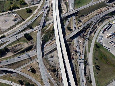 I-35W at SH 121 looking southbound