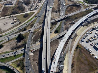 I-35W at SH 121 looking southbound
