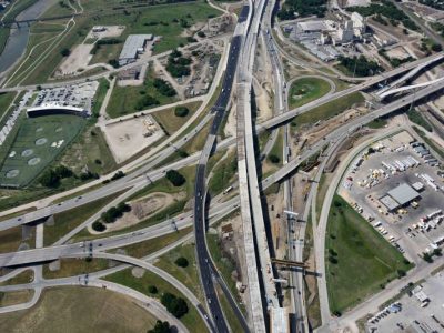 I-35W at SH 121 looking southbound