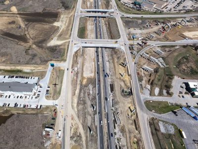 I-35W at SH 170 looking north