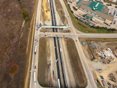 I-35W at SH 170 looking north