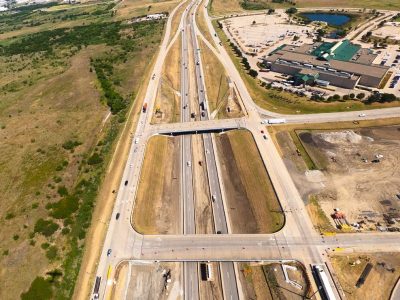 I-35W at SH 170 looking north