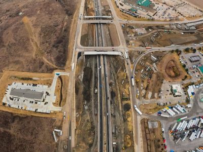 I-35W at SH 170 looking north