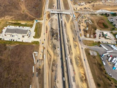 I-35W at SH 170 looking north