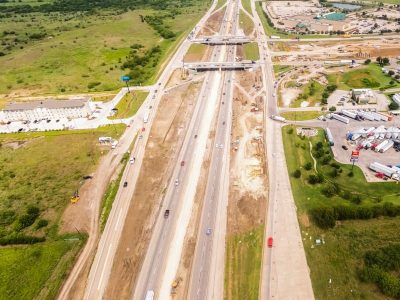 I-35W at SH 170 looking north