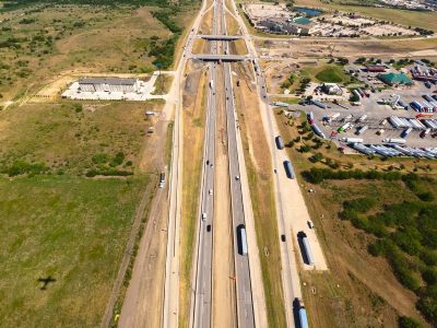 I-35W at SH 170 looking north