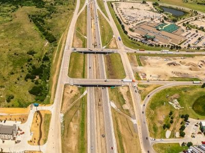 I-35W at SH 170 looking northbound