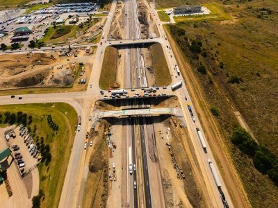 I-35W at SH 170 looking south