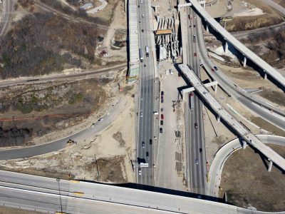 I-35W at Spur 280 looking northbound