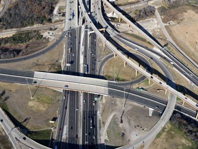 I-35W at Spur 280 looking northbound