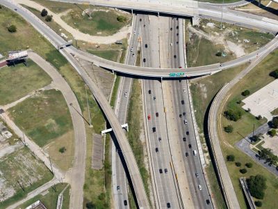 I-35W at Spur 280 looking northbound