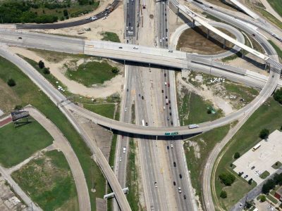 I-35W at Spur 280 looking northbound