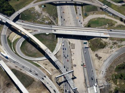 I-35W at Spur 280 looking southbound