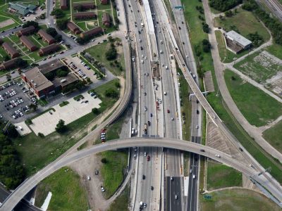 I-35W at Spur 280 looking southbound
