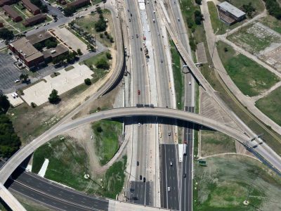 I-35W at Spur 280 looking southbound