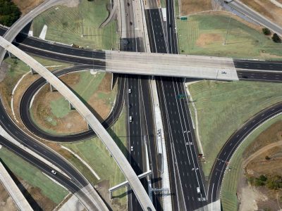 I-35W at Spur 280 looking southbound