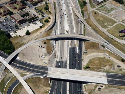 I-35W at Spur 280 looking southbound