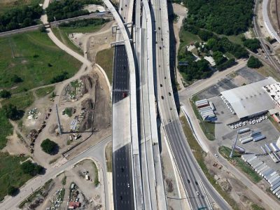 I-35W at Spur 280 looking southbound