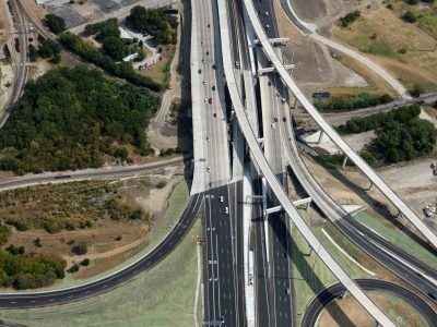 I-35W at Spur looking northbound
