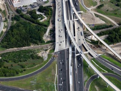 I-35W at Spur looking northbound