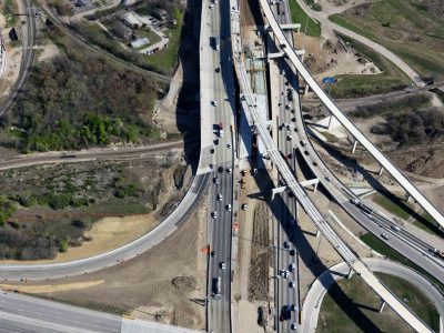 I-35W at US 287 looking northbound