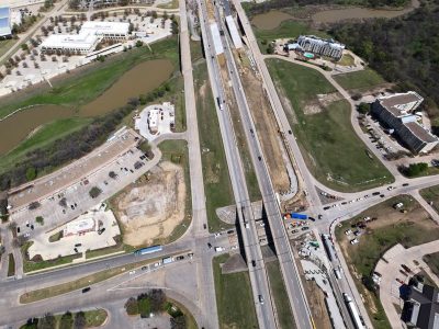 I-35W at Westport Pkwy. looking north