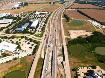 I-35W at Westport Pkwy. looking north