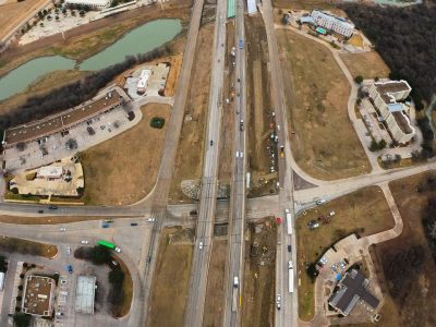 I-35W at Westport Pkwy. looking north
