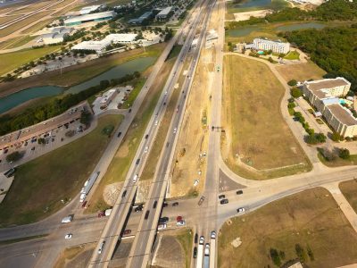I-35W at Westport Pkwy. looking north