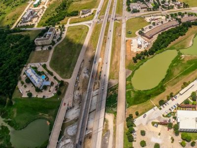 I-35W at Westport Pkwy. looking southbound