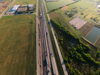 I-35W between Alliance Blvd. and Eagle Pkwy. looking north