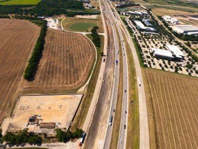 I-35W between Alliance Blvd. and Westport Pkwy. looking south