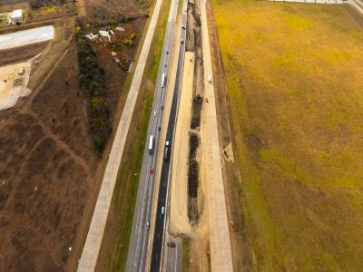 I-35W between Eagle Pkwy. and Alliance Blvd. looking south