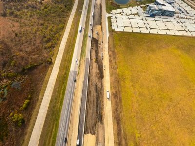 I-35W between Eagle Pkwy. and Alliance Blvd. looking south